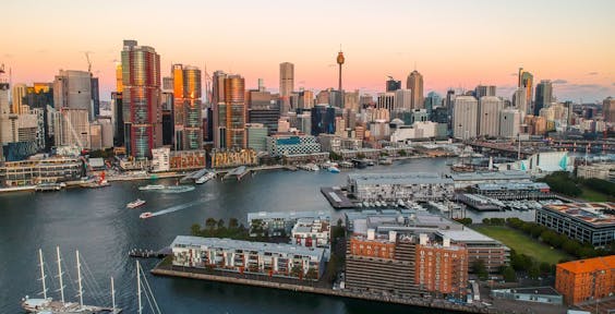 Porto de Darling ou Darling Harbour, Sydney Austrália