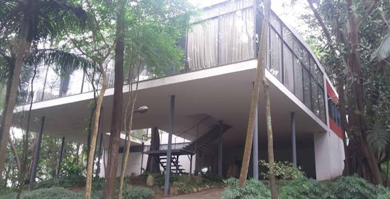 Casa de Vidro de Lina Bo Bardi, São Paulo. Brasil 