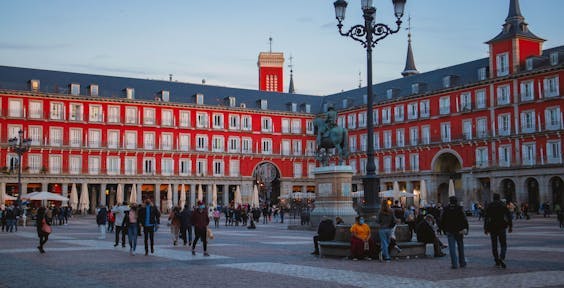Plaza Mayor, Madrid. Espanha