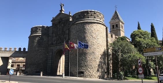 Puerta de Bisagra, Toledo. Espanha